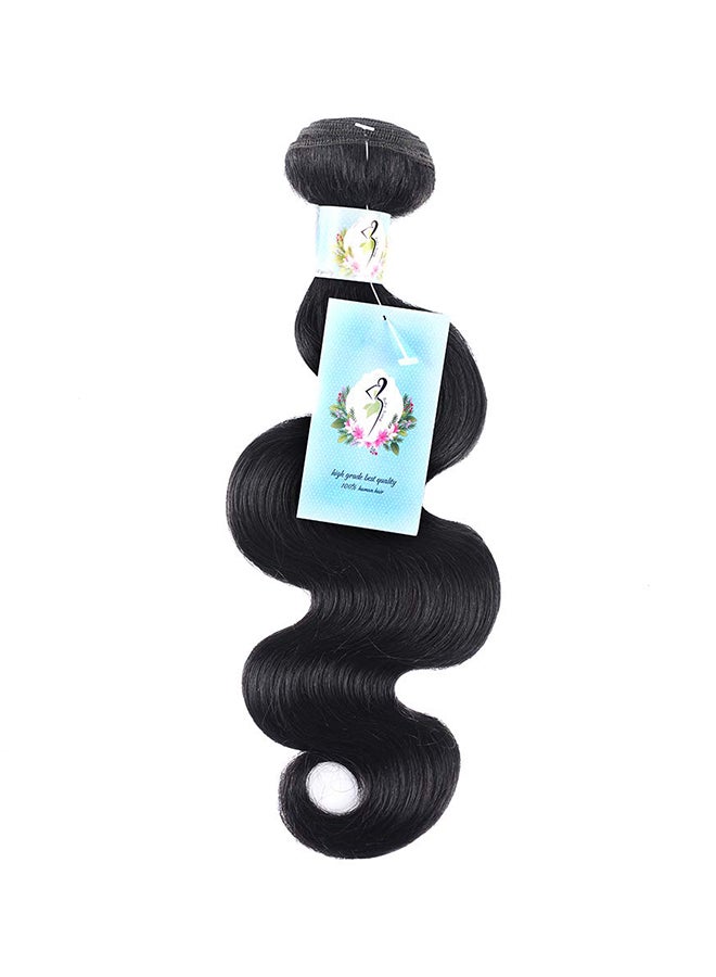 Baby Young Medium Wavy Human Hair Extension Natural Black 22inch  - Image 1