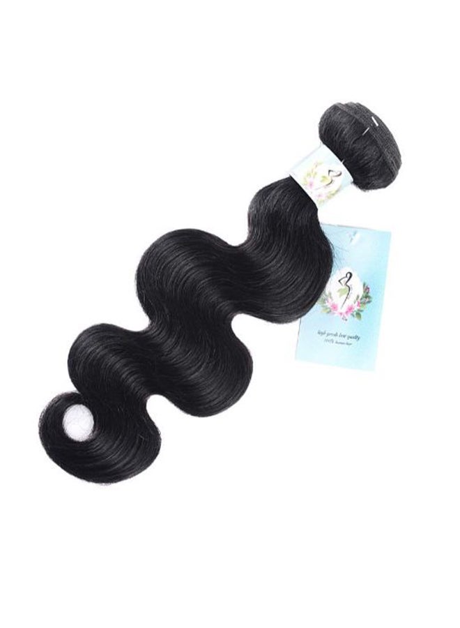 Baby Young Long Wavy Human Hair Extension Natural Black 24inch  - Image 3