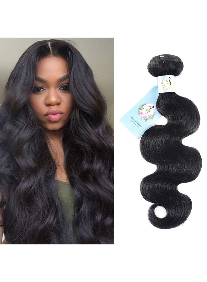 Medium Wavy Human Hair Extension Natural Black 22inch - v1571201698/N30640170A_2