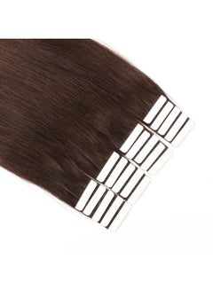 أيه بي أتس أميزنغ بيوتي هير وصلة شعر طبيعي مموج متوسط الطول - 20 قطعة بني غامق 16بوصة  - Image 3