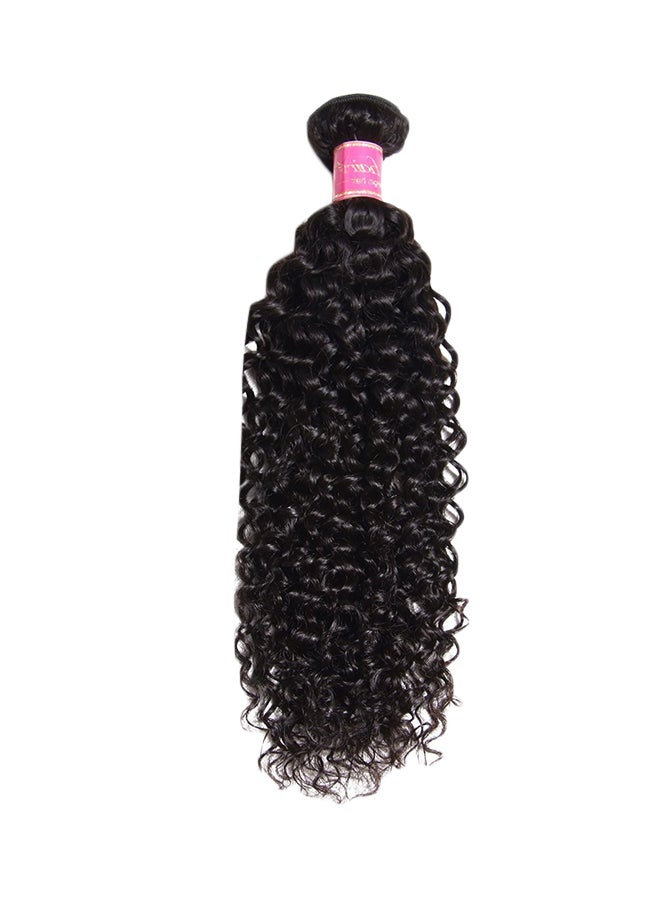 Julia Hair - 10a Grade Long Curly Human Hair Extension Black 28inch - Image 1