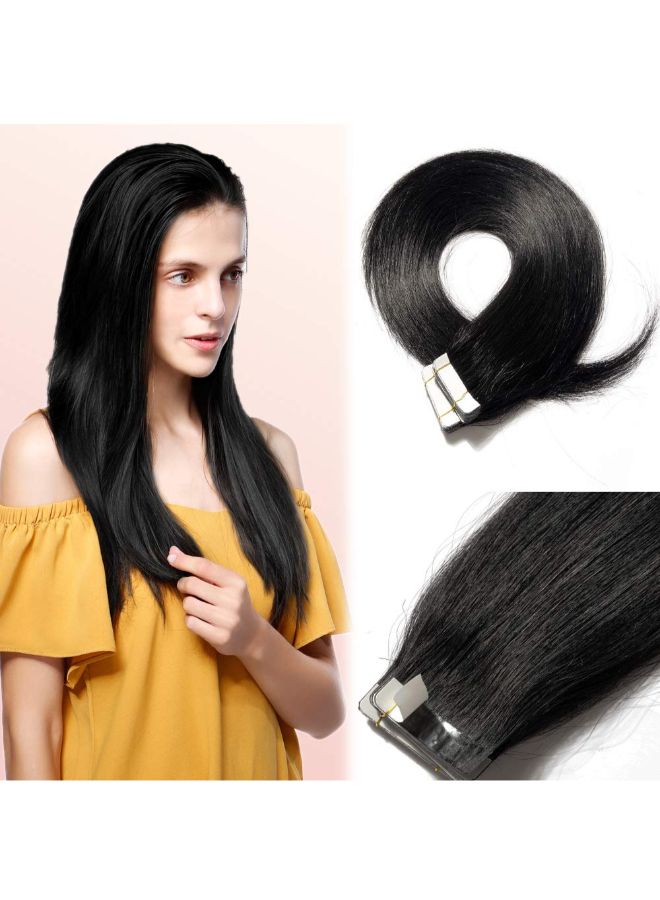 Hairro Pack Of 40 Long Straight Hair Extension With Double Sided Tape 14inch - Image 3