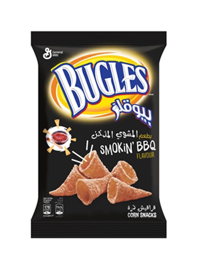 Bugles Smokin BBQ Corn Snacks 30grams - Image 1