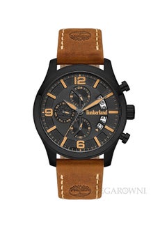 Timberland men WESTBOROUGH Leather Band Chronograph Wrist Watch 44 mm - Tan - T TBL15633JSB-02  - Image 1