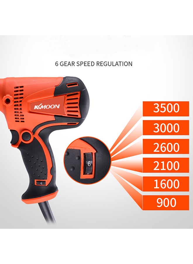KKmoon Electric Polisher Waxing Machine Automobile Furniture Polishing Tool Orange/Black 1.4kg  - Image 2