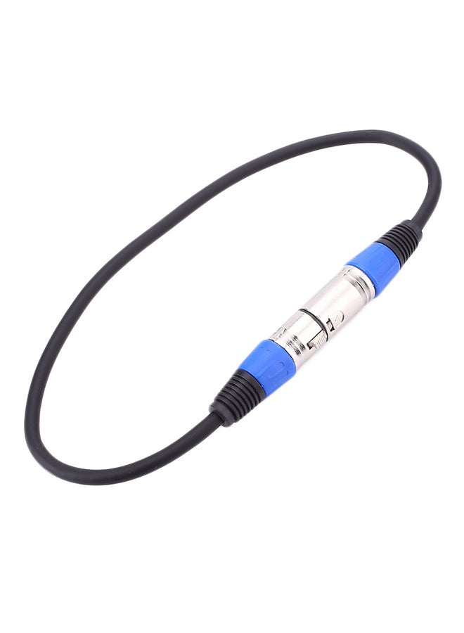 Microphone Mixer XLR Balanced Patch Flex Cable Lead Black - Image 2