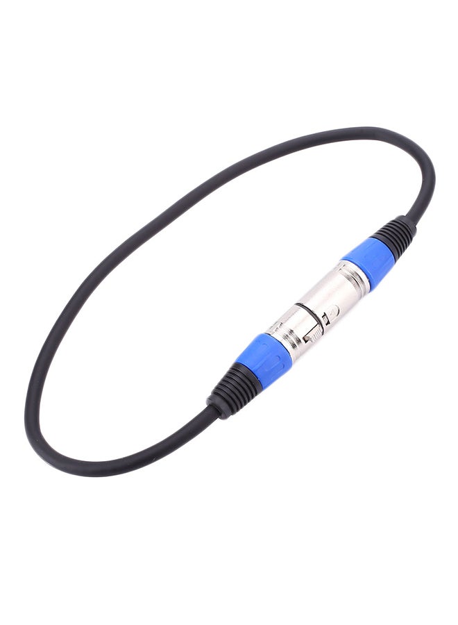 Generic Microphone Mixer XLR Balanced Patch Flex Cable Lead Black  - Image 3