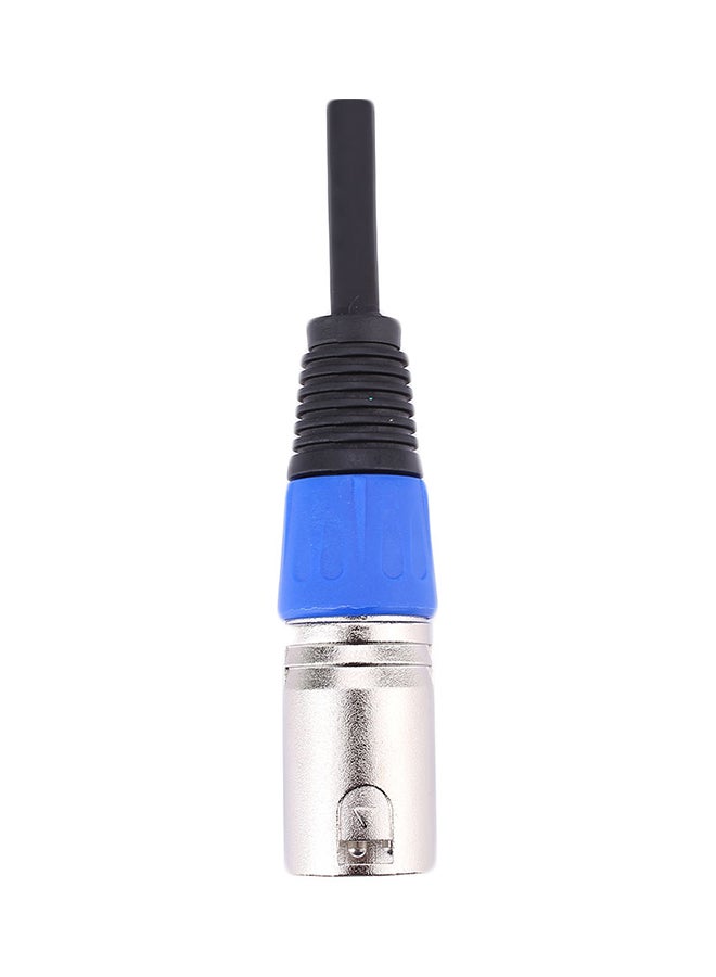 Generic Microphone Mixer XLR Balanced Patch Flex Cable Lead Black  - Image 2