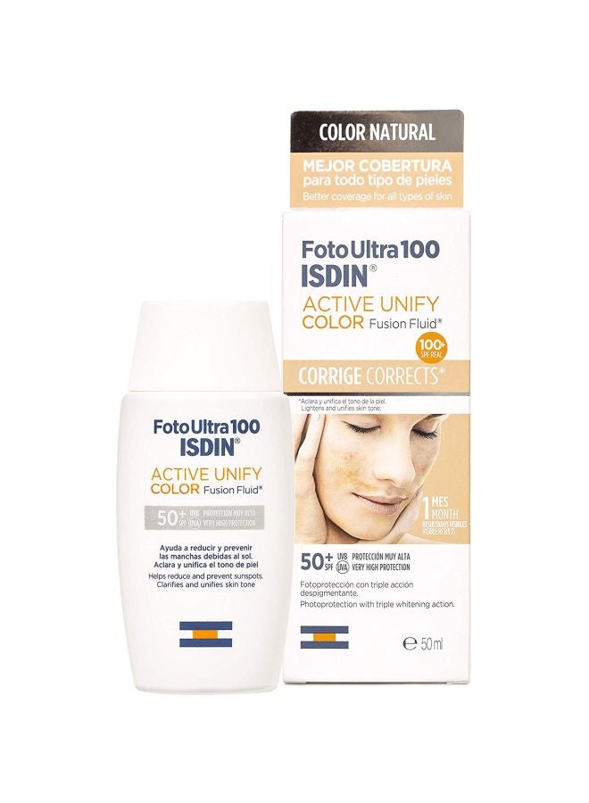 ISDIN Active Unify Color Fusion Fluid 50ml  - Image 1