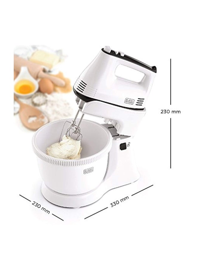 BLACK+DECKER Hand Mixer 300W 300.0 W M700 White/Silver/Black  - Image 2