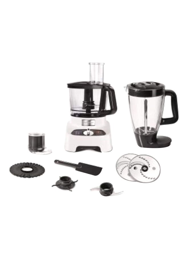 محضر الطعام 1000 وات 1000.0 W FP822127 فضي/أسود/شفاف