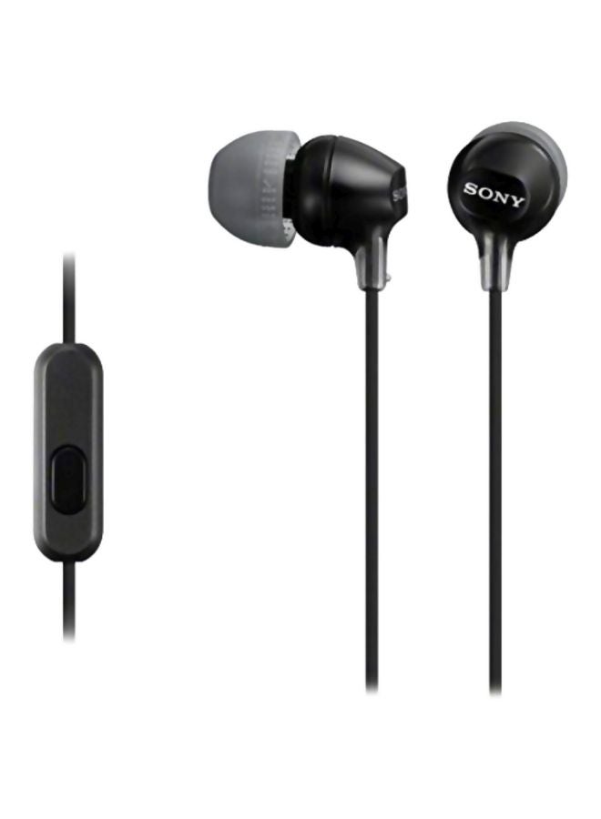 سماعات الأذن الداخلية السلكية أسود