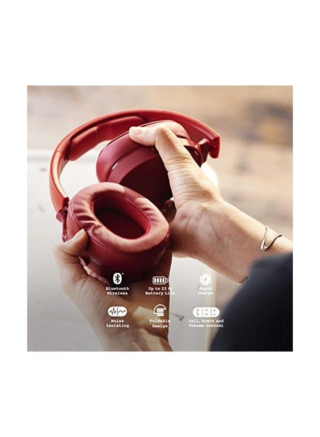 Skullcandy - Hesh 3 Over-Ear Bluetooth Wireless Headphone Red - Image 1