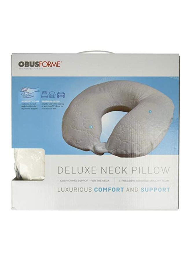 ObusForme Travel Neck Pillow White  - Image 2