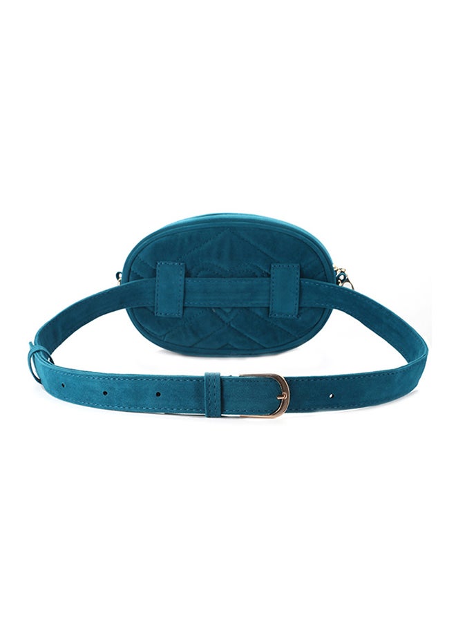 Retro Style Waistpack Blue - Image 2