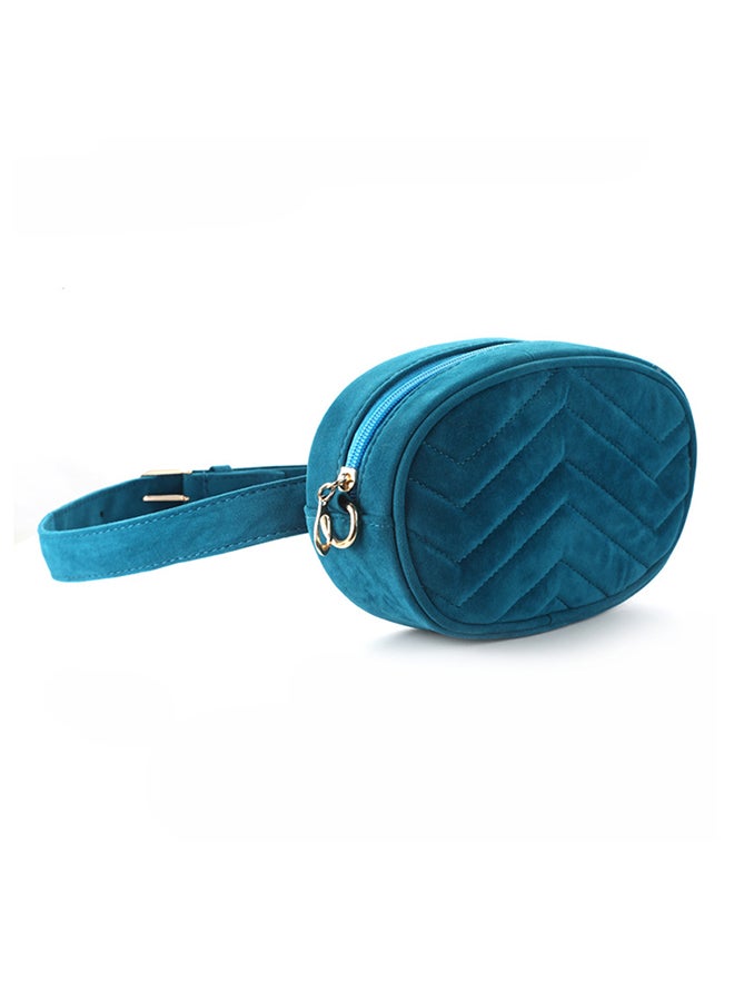 Retro Style Waistpack Blue - Image 3