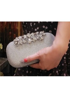 Generic European Design Party Clutch Silver  - Image 3