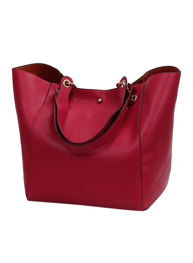Retro Design Tote Bag Red  - Image 1