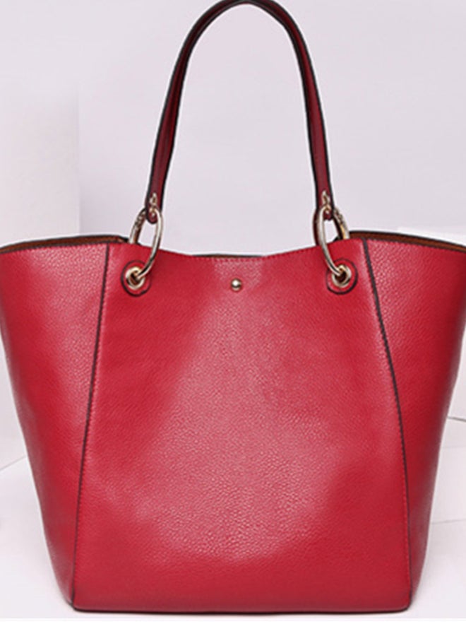 Retro Design Tote Bag Red  - Image 3