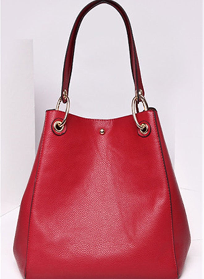 Retro Design Tote Bag Red  - Image 2
