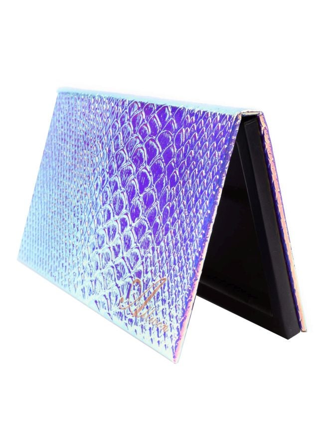 ألون علبة مكياج مغناطيسية فارغة على شكل حورية البحر الأسود / الأزرق - Image 1