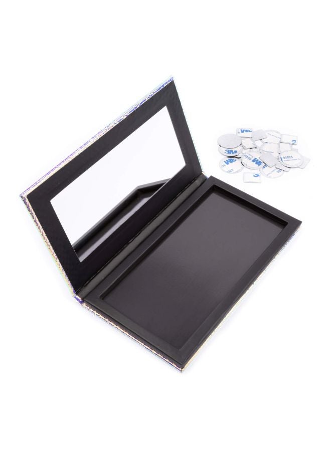 ألون علبة مكياج مغناطيسية فارغة على شكل حورية البحر الأسود / الأزرق - Image 2