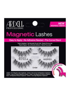 Pair Of 2 Professional Magnetic False Eye Lashes Black