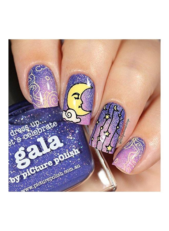 Winstonia 20-Piece Nail Art Stamping Set Black/Silver/Yellow - Image 3