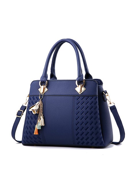 Versatile Vintage Large Capacity Casual Style Bag Blue