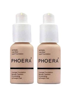 Phoera 2-Piece Matte Liquid Foundation Set 104 Buff Beige  - Image 1