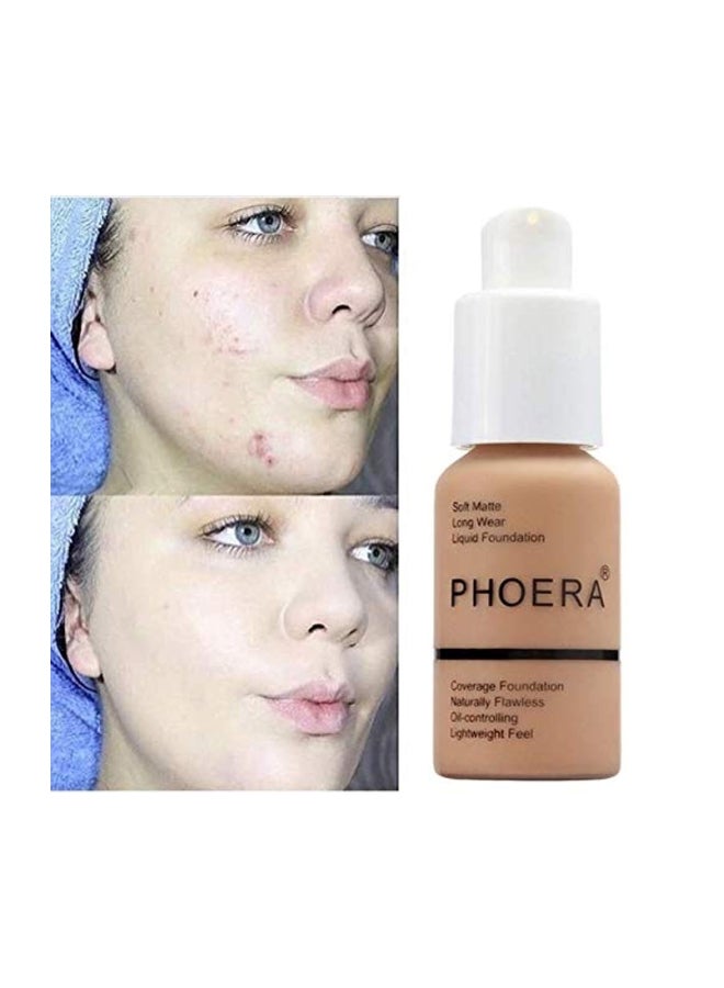 Phoera 2-Piece Matte Liquid Foundation Set 104 Buff Beige - Image 4