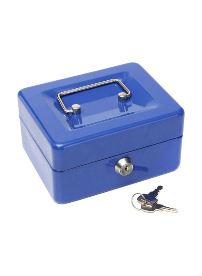 Money Box With Security Lock Blue - Image 1