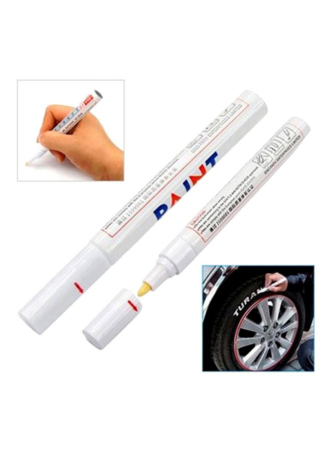 Generic Water Resistant Permanent Paint Marker White  - Image 2