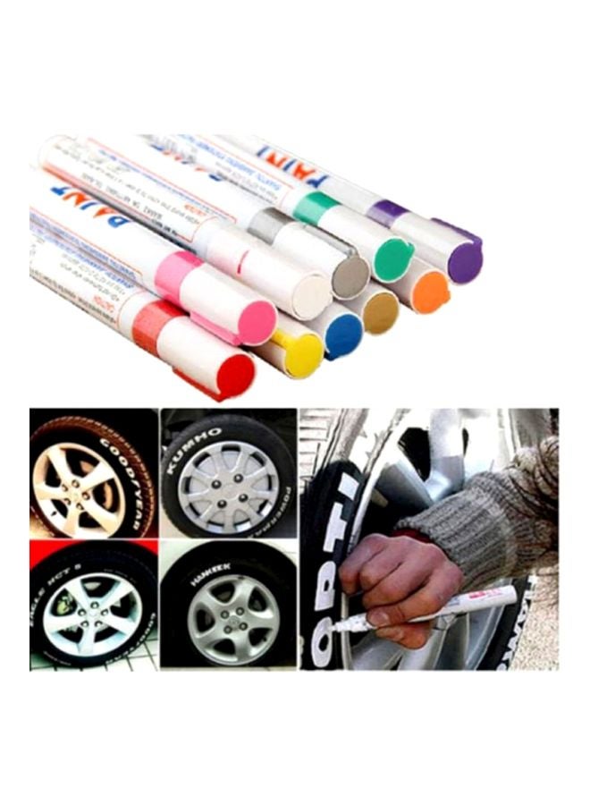 Generic Water Resistant Permanent Paint Marker White  - Image 4