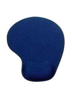 Rubber Mouse Pad With Wrist Support Blue