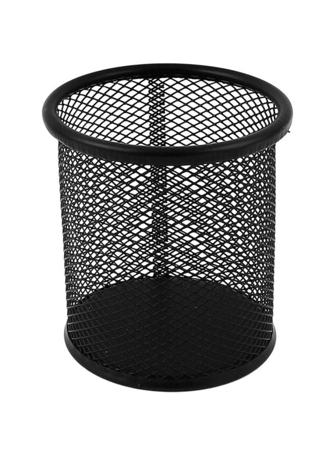 Metal Net Design Pen Holder Black - Image 1