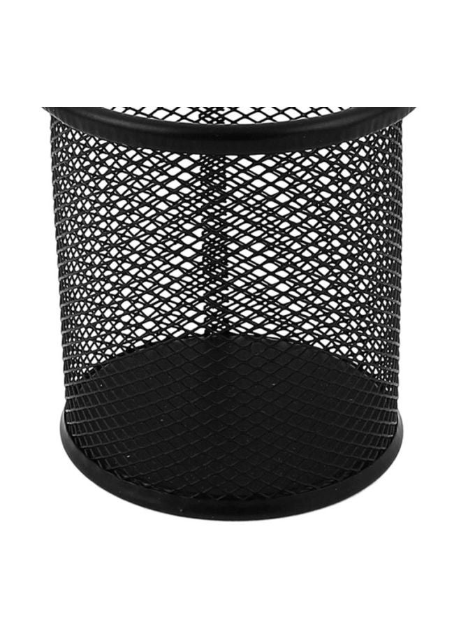 Metal Net Design Pen Holder Black - Image 2