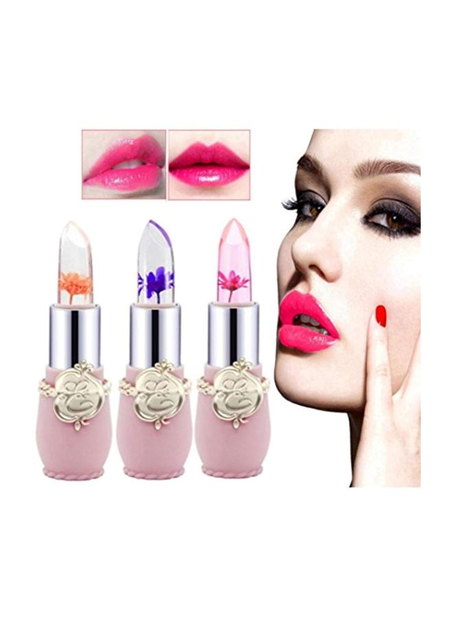 MinFei 6-Piece Flower Crystal Magic Lipstick Set Clear/Pink  - Image 2