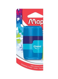 Maped 3-Piece Connect Eraser And Sharpener Set Multicolour  - Image 3