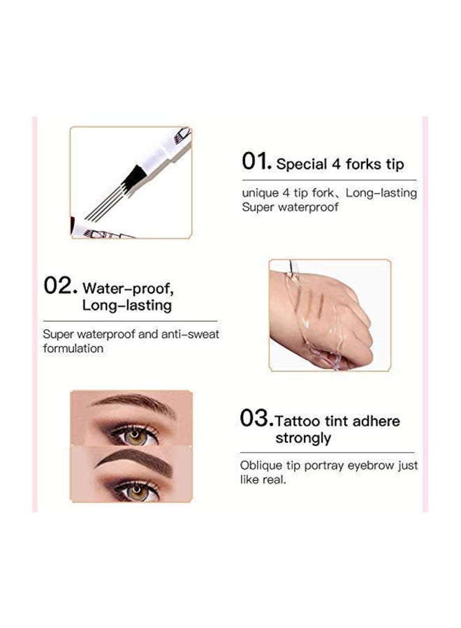 Liquid Eyebrow Pen 01 Chestnut