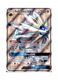 Full Art Ultra Rare Pokémon Solgaleo-GX Card