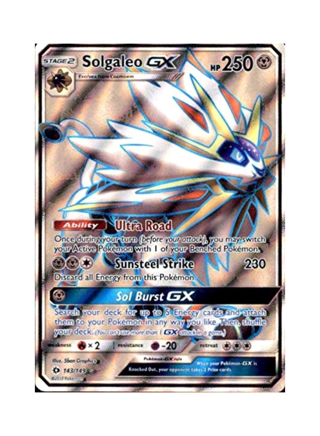 Pokemon - Full Art Ultra Rare Pokémon Solgaleo-GX Card - Image 1