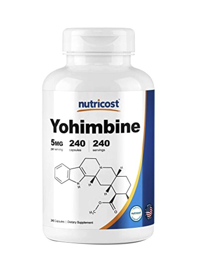 Nutricost Yohimbine 5mg-240 Capsules 