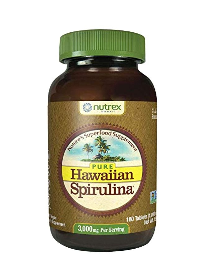 Nutrex Hawaii - Pure Hawaiian Spirulina 3,000 mg - 180 Tablets - Image 1