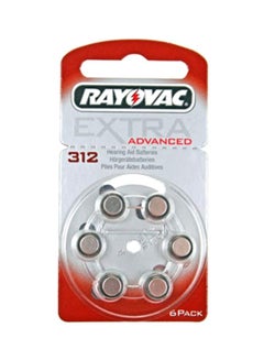Rayovac 6-Piece Sundries Hearing Aid Batteries 