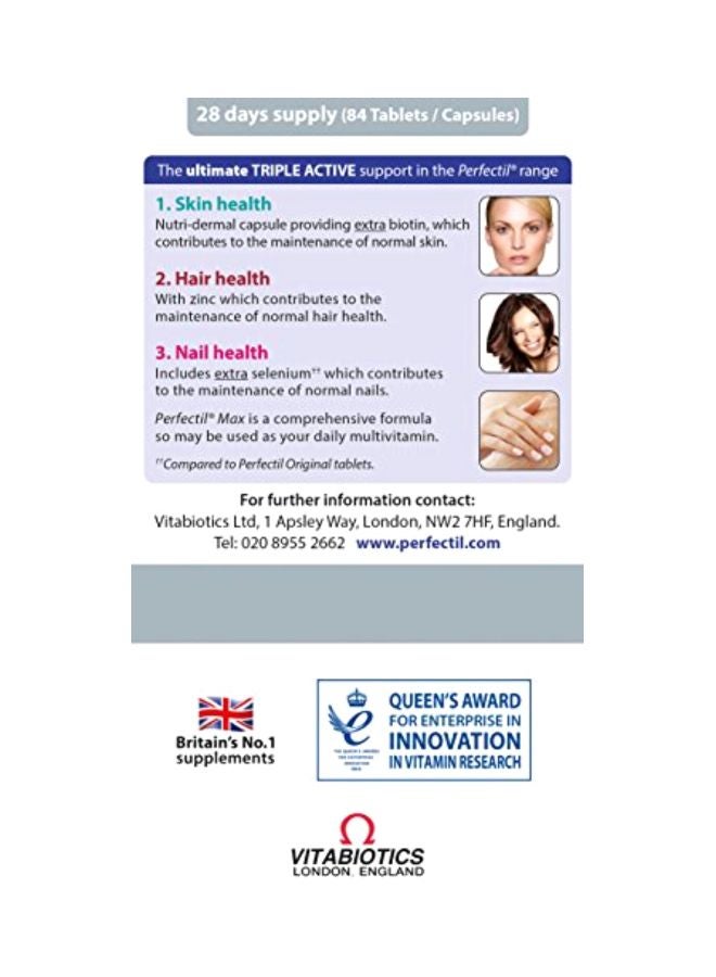 Vitabiotics - Perfectil Max-84 Capsules - Image 1