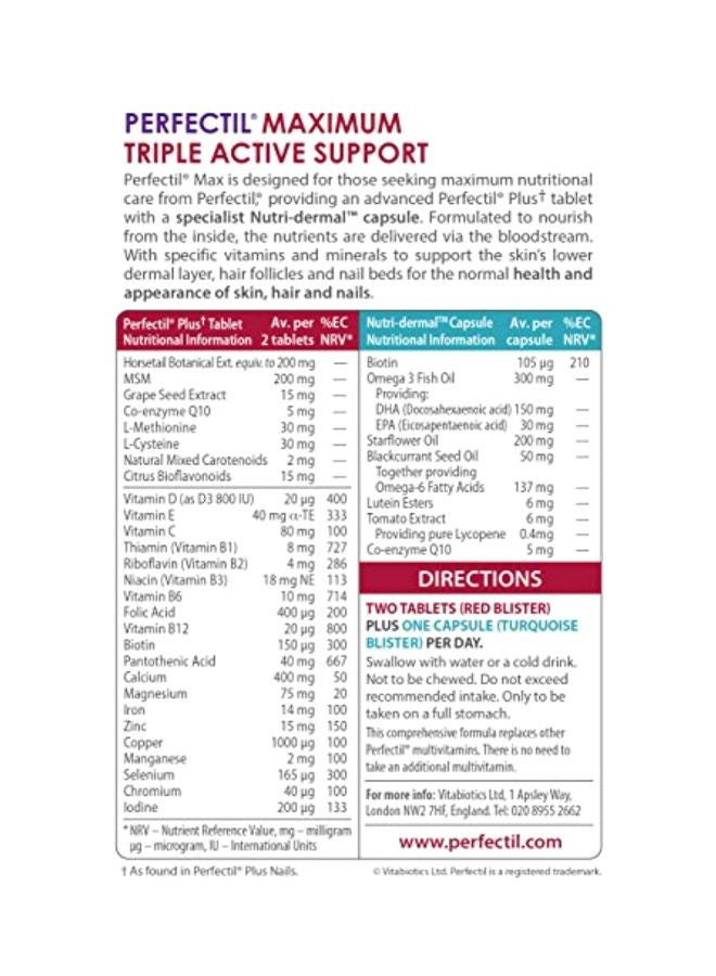 Vitabiotics - Perfectil Max-84 Capsules - Image 1