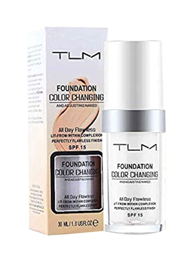 TLM Flawless Colour Changing Foundation Cream SPF15 Beige - Image 1