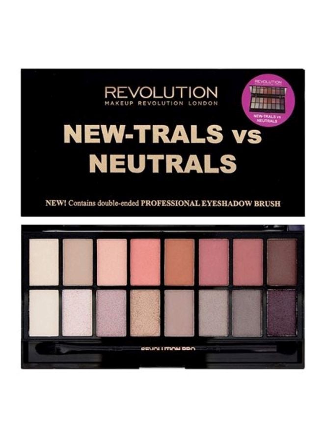 REVOLUTION - New-Trals Vs Neutrals Eyeshadow Palette Multicolour - Image 1