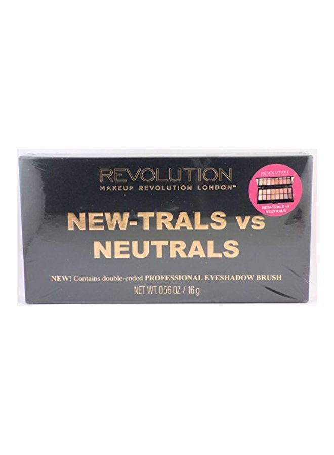 REVOLUTION - New-Trals Vs Neutrals Eyeshadow Palette Multicolour - Image 1